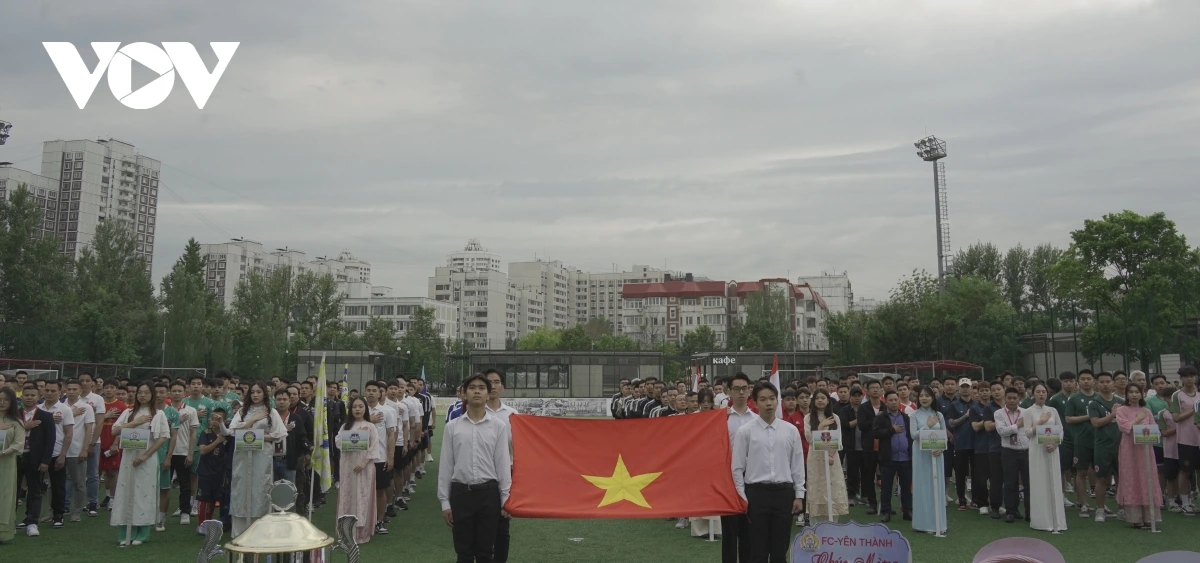 Khai mạc giải bóng đá cộng đồng người Việt tại Nga năm 2025